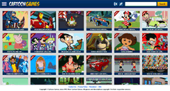 Desktop Screenshot of cartoongamesonline.net